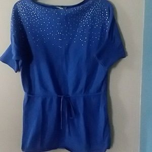 ⚡FLASH SALE⚡FAUX RHINESTON EMBELLISHED SWEATER